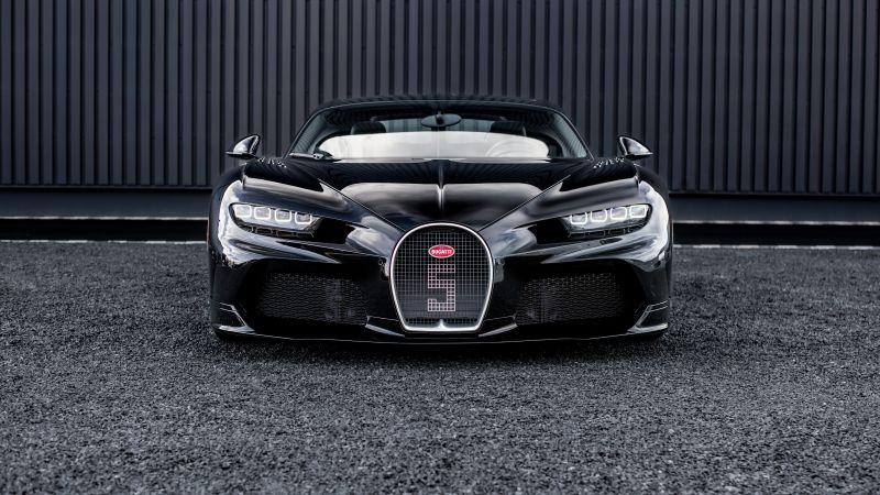 Bugatti Chiron Super Sport, Black cars, 5K, 2024, Wallpaper