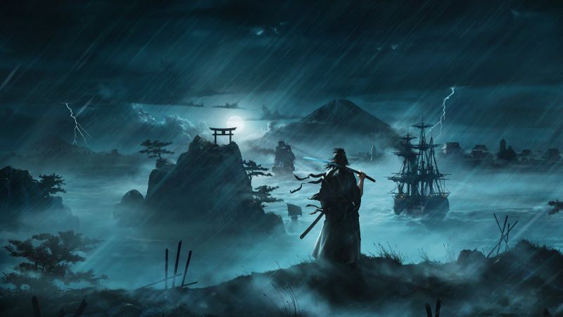 Rise of the Ronin, 2024 Games, PlayStation 5, Multiplayer games, Wallpaper