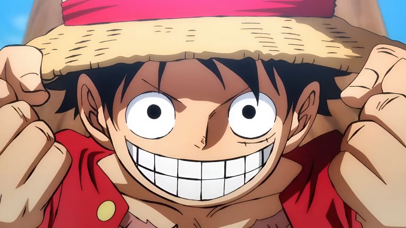 Laughing, Monkey D. Luffy, One Piece, Wallpaper