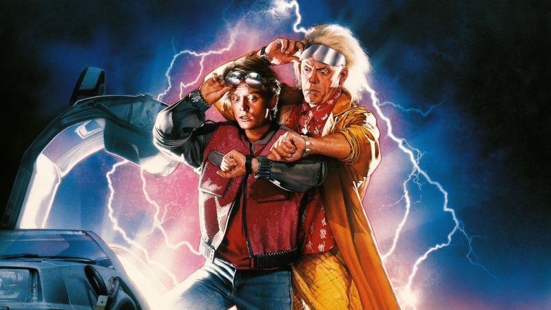 Back to the Future Part II, Movie poster, Marty McFly, Time travel, Wallpaper