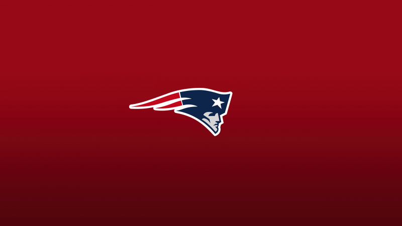 New England Patriots, Red background, 5K, NFL team, Wallpaper
