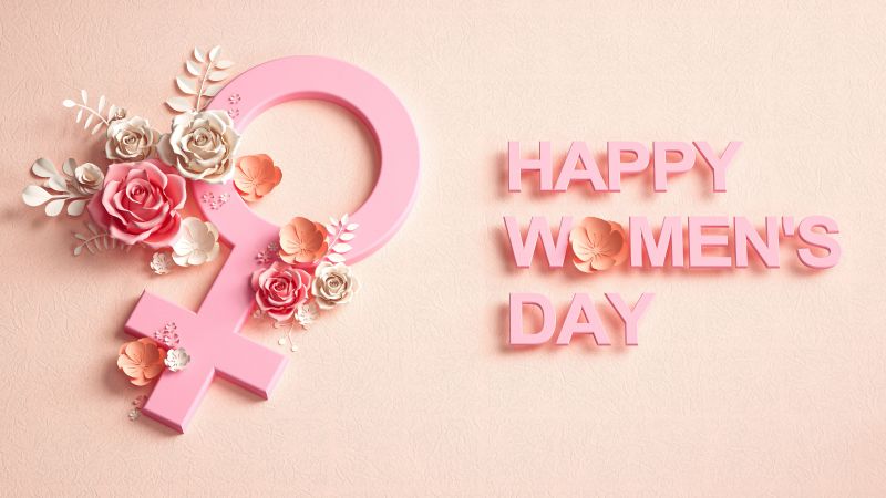 Women's Day, Pink aesthetic, 5K, 8K, March 8th, Wallpaper