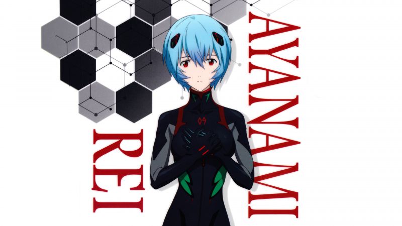 Rei Ayanami, 8K, Neon Genesis Evangelion, 5K, Wallpaper