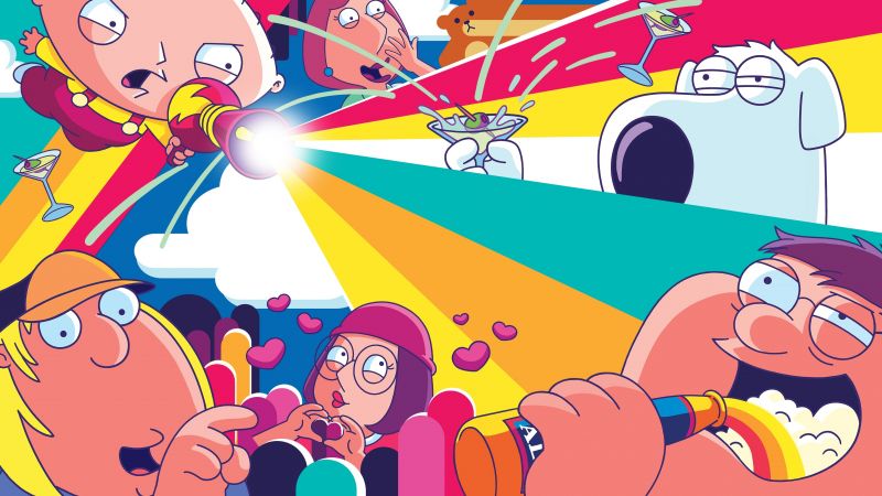 Family Guy, Key Art, TV series, Cartoon, Peter Griffin, Wallpaper