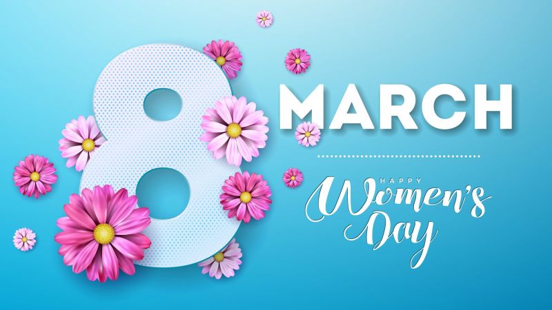 March 8th, Illustration, Women's Day, Wallpaper