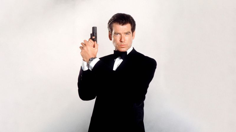 Pierce Brosnan, James Bond, 5K, Wallpaper