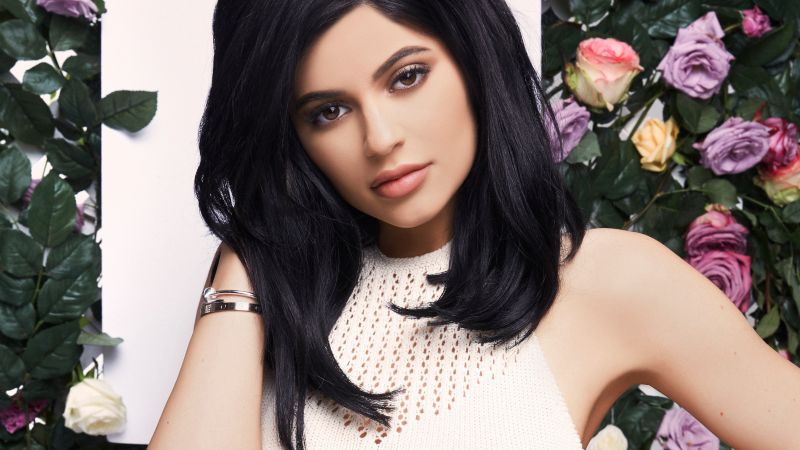 Kylie Jenner, Portrait, Beautiful model, Wallpaper
