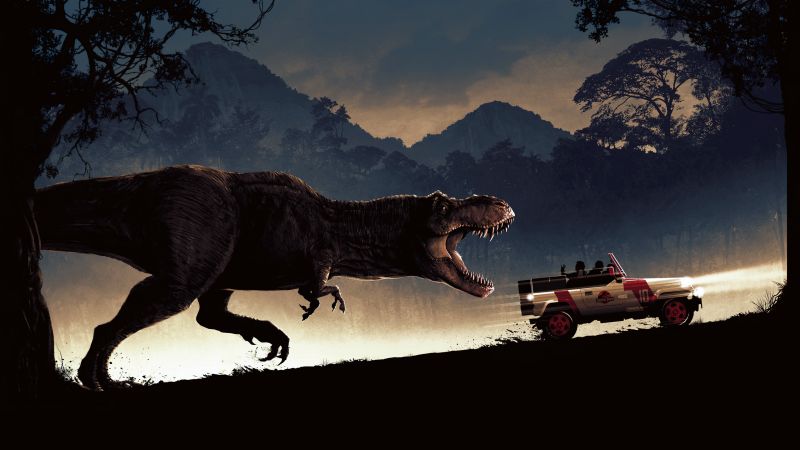 Jurassic Park, Movie poster, Wallpaper