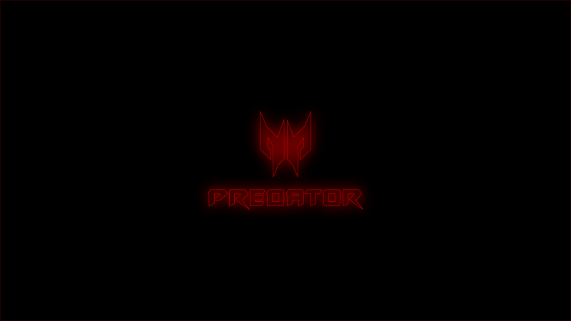 Acer Predator, AMOLED, Black background, Wallpaper