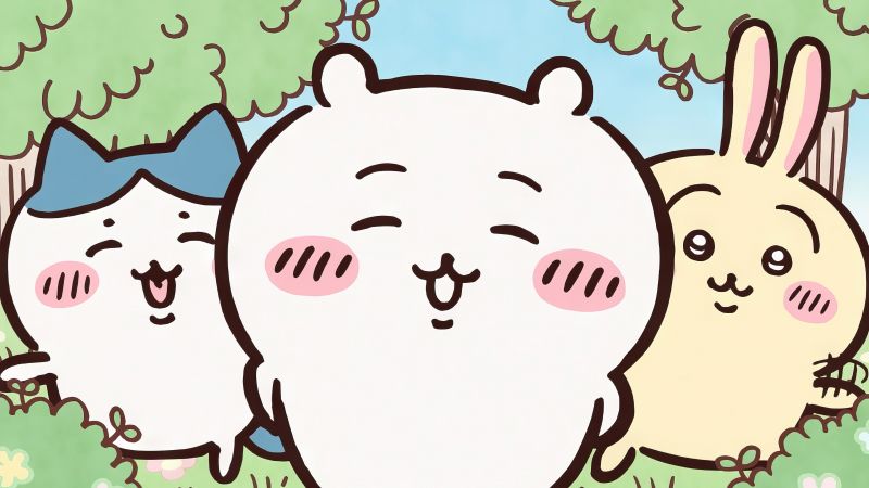Hachiware, Chiikawa, Usagi, Nanka Chiisakute Kawaii Yatsu, Adorable, Cute cartoon, Wallpaper
