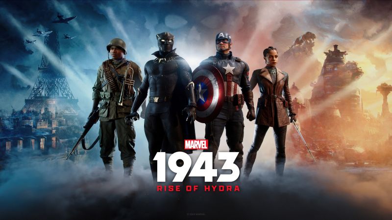 Marvel 1943: Rise of Hydra, Ultrawide, Game Art, 2025 Games, 5K, Wallpaper