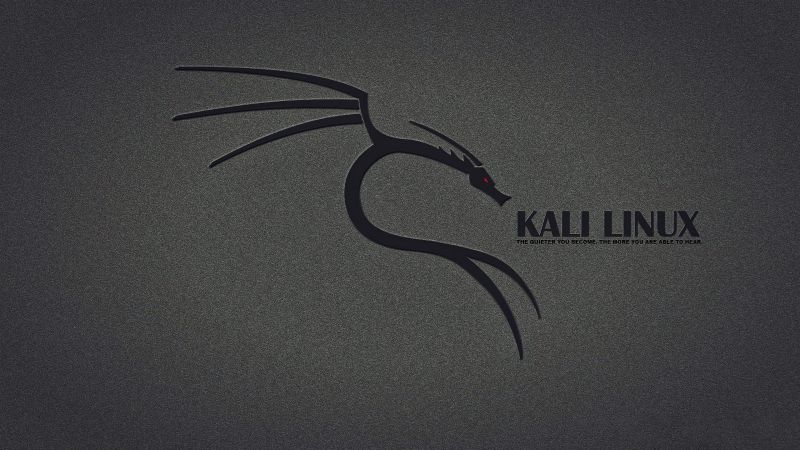 Kali Linux, Dragon, Dark background