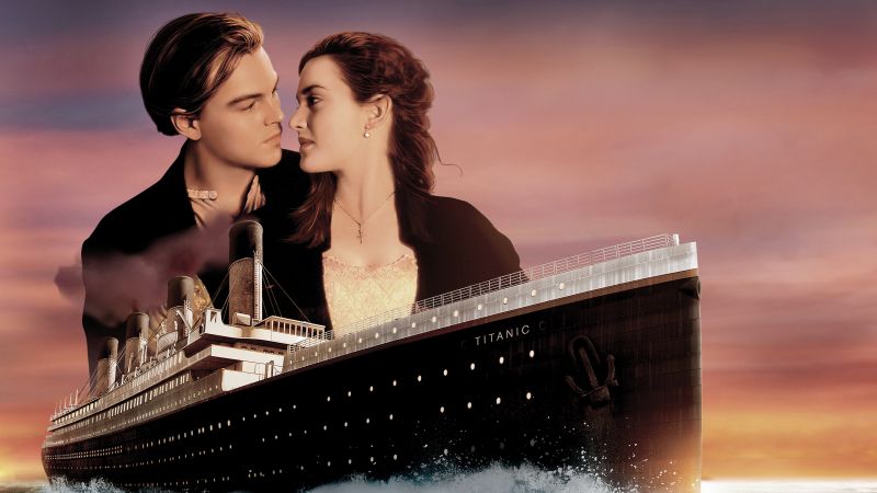 Titanic, Movie poster, Leonardo DiCaprio, Wallpaper