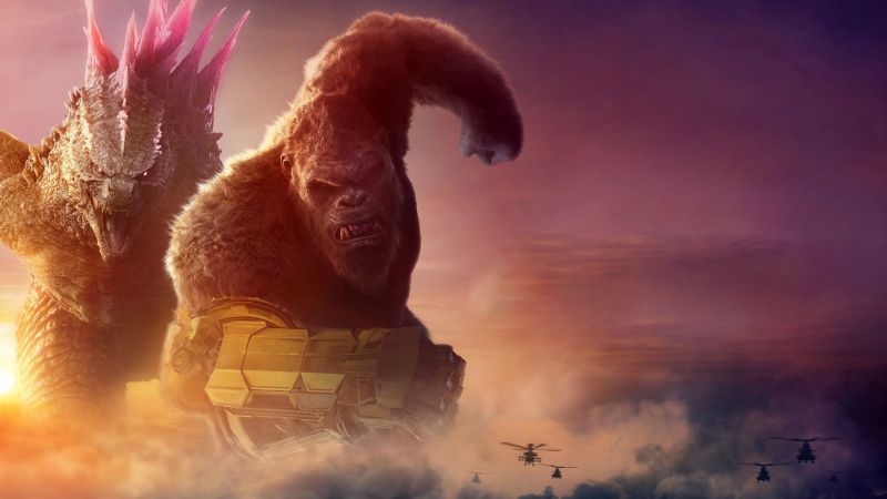 Godzilla x Kong: The New Empire, Movie poster, 2024 Movies, Wallpaper