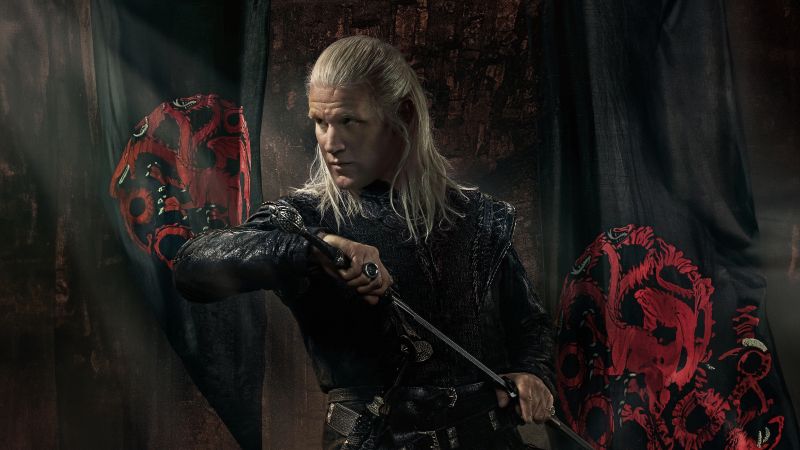 Matt Smith, Prince Daemon Targaryen, House of the Dragon, Season 2, 5K, Wallpaper
