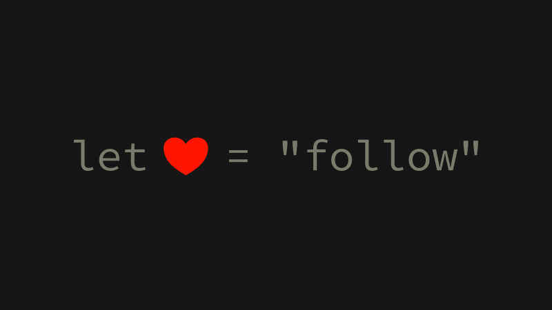 Programming language, Dark background, 5K, Red heart, Love heart, Wallpaper