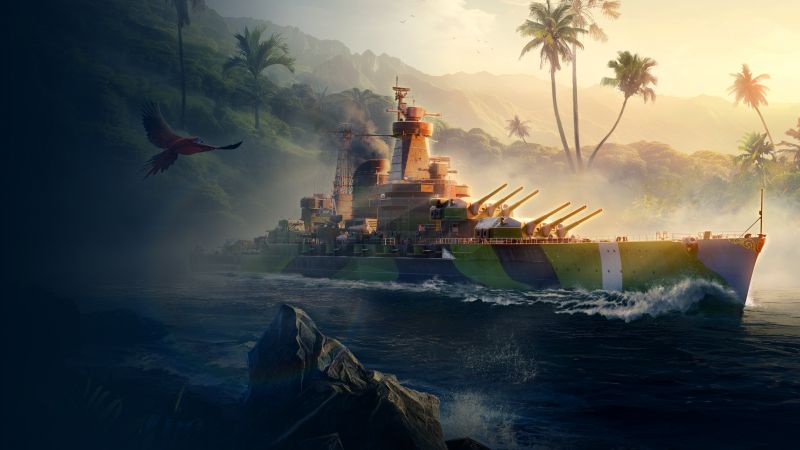 World of Warships: Legends, Game Art, PlayStation 5, PlayStation 4, Xbox One, Wallpaper