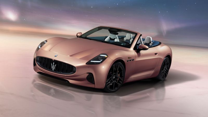 Maserati GranCabrio Folgore, Electric Sports cars, 5K, 2024, Wallpaper