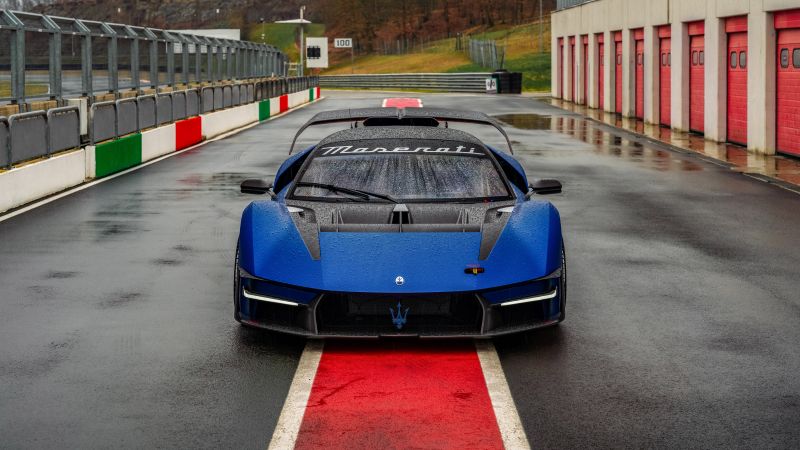 Maserati MCXtrema, 8K, 5K, Race track, Track cars, Rain droplets, Wallpaper