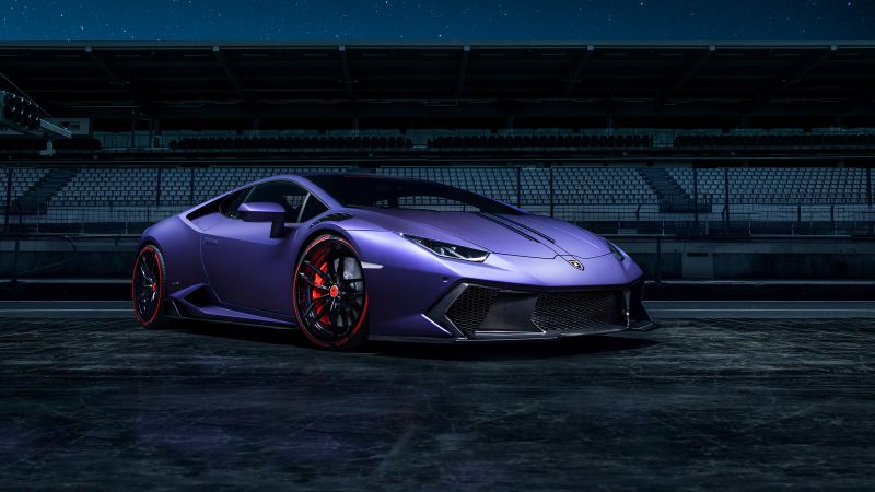 Lamborghini Huracan, Purple aesthetic
