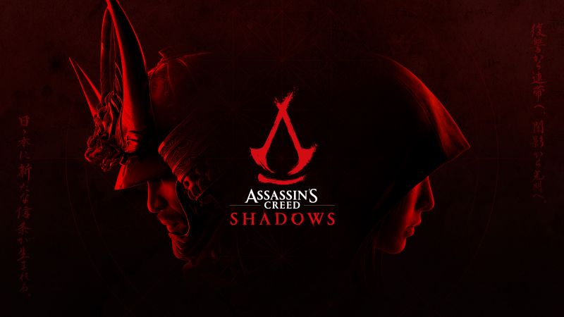 Assassin's Creed Shadows, 2024 Games, Game Art, Naoe, Yasuke, PC Games, PlayStation 5, Xbox Series X and Series S, Wallpaper