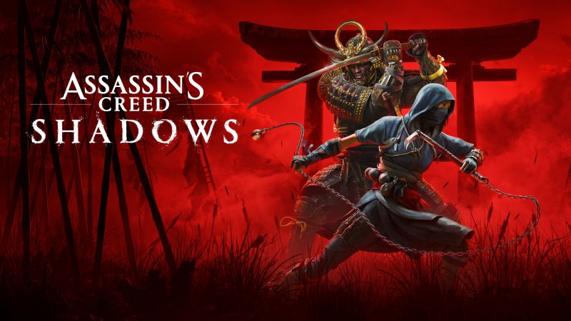 Assassin's Creed Shadows, Official, Game Art, Naoe, Yasuke, 2024 Games, PC Games, PlayStation 5, Xbox Series X and Series S