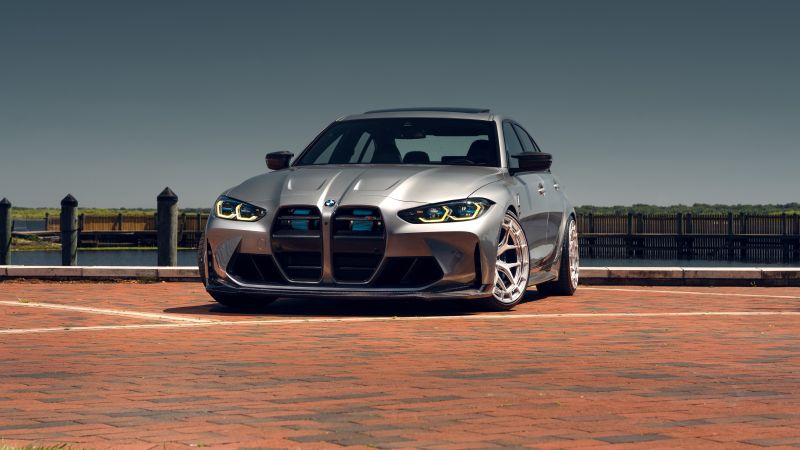 BMW M3, Grey, Wallpaper