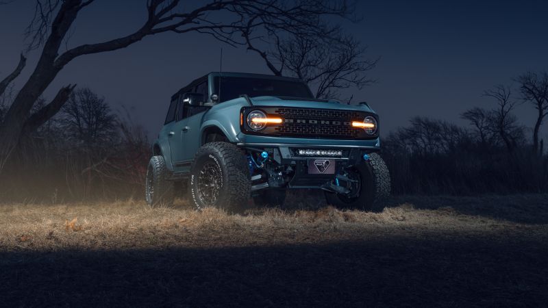 Ford Bronco, Night, Photoshoot, Wallpaper