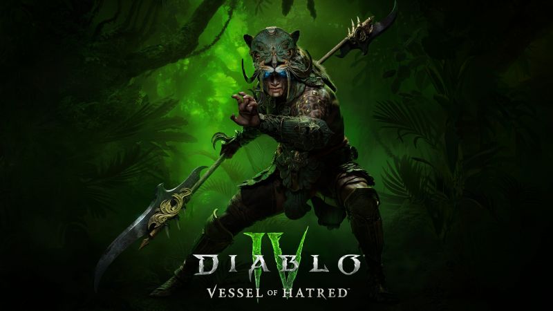 Diablo IV: Vessel of Hatred, Spiritborn, 2024 Games, Green, Wallpaper