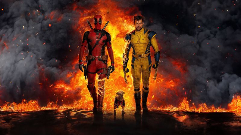 Deadpool, Wolverine, Deadpool & Wolverine, 5K, Marvel Cinematic Universe, Wallpaper