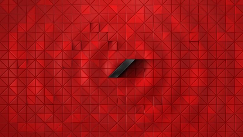 MKBHD, Red background, Grid lines, 5K, Wallpaper