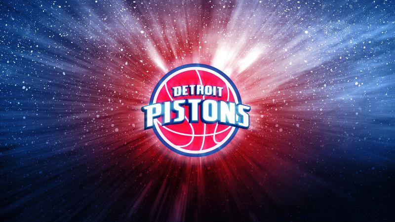 NBA, Detroit Pistons, Logo, Basketball team, Wallpaper