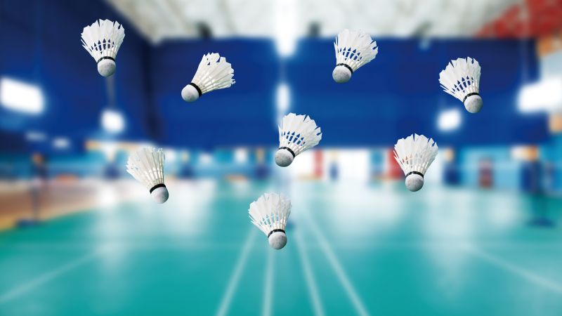 Feather, Shuttlecocks, Badminton court, 5K, 8K, Badminton, Wallpaper