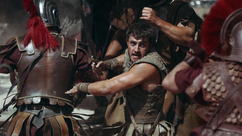 Gladiator II, Paul Mescal, 2024 Movies, 5K, Wallpaper