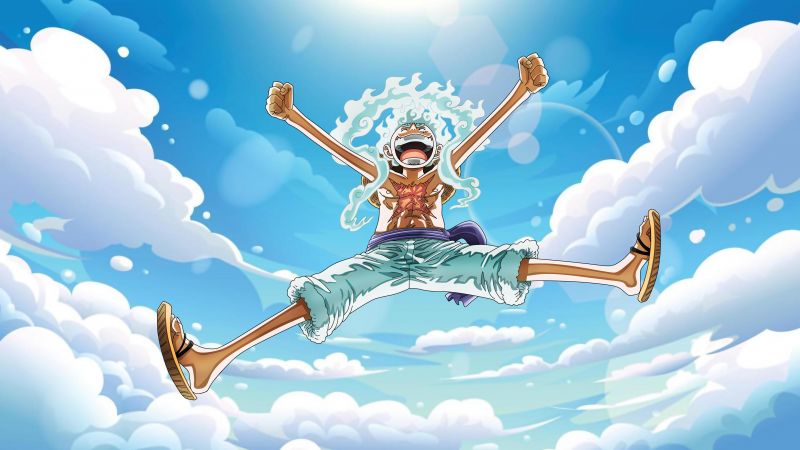 Gear 5, Monkey D. Luffy, One Piece, 5K