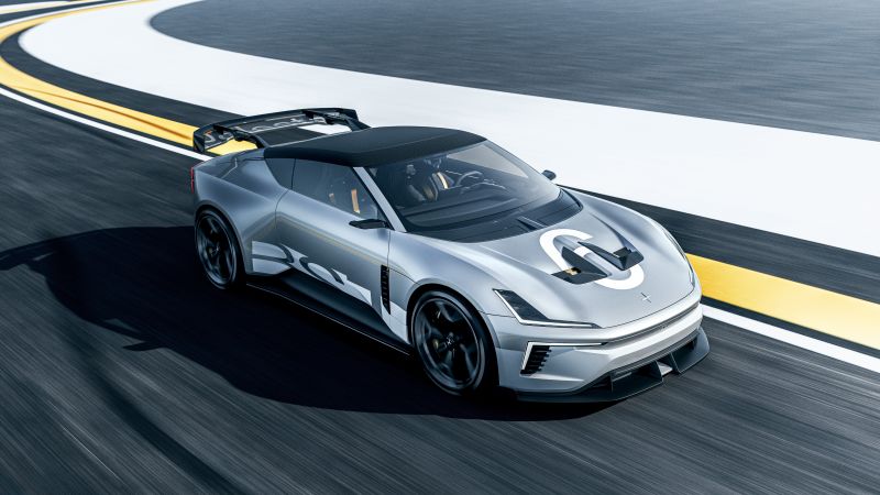 Polestar Concept BST, 8K, Electric Race Cars, 5K, 2024, Race track, Wallpaper