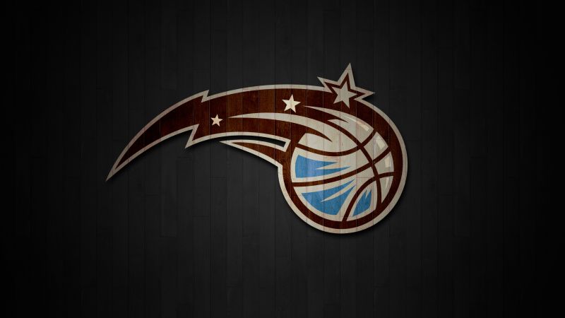 Orlando Magic, Minimalist, Dark background, Basketball team, NBA, Wallpaper