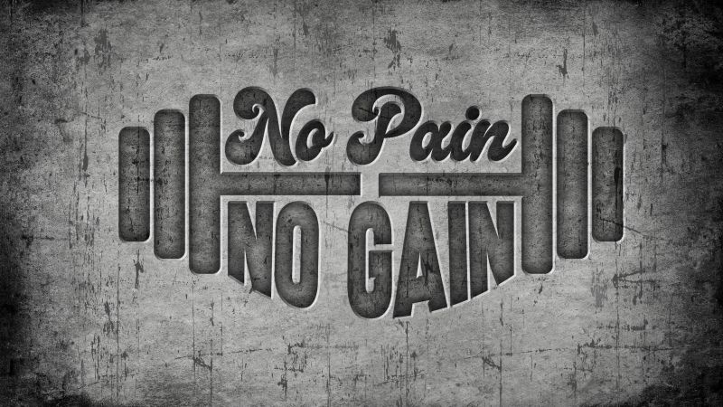 No pain No gain, 5K, Weight training, Inspirational quotes, Motivational quotes, Wallpaper