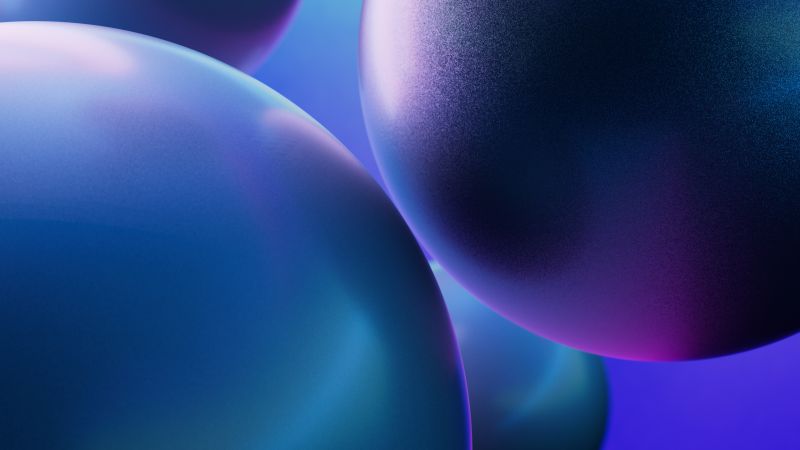 Sphere Balls, 3D background, Digital Art