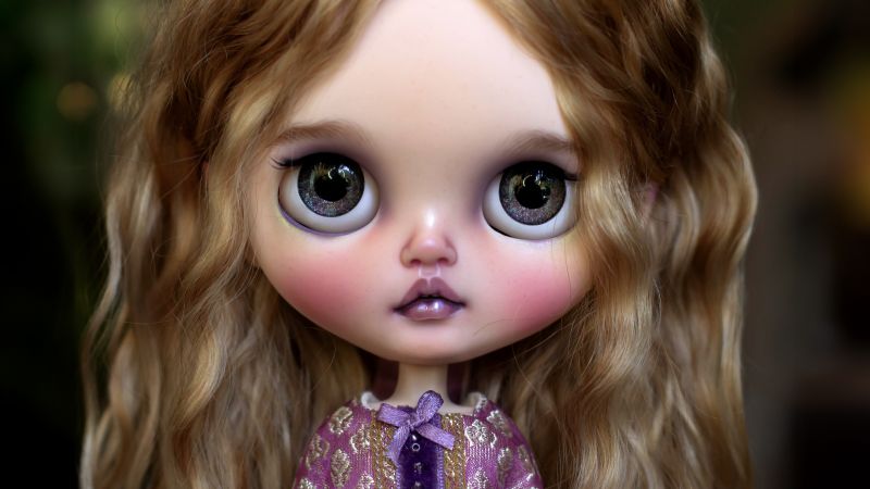 Aesthetic, Blythe doll, 5K, Cute doll, Innocent