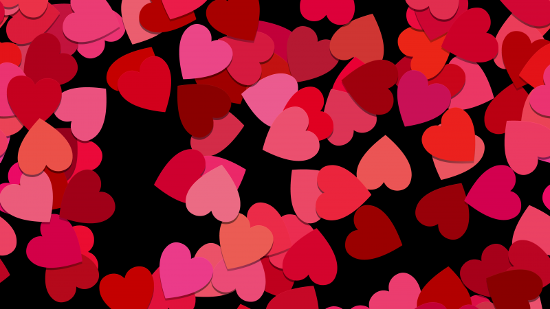 Love hearts, Red hearts, Girly backgrounds, 5K, Wallpaper