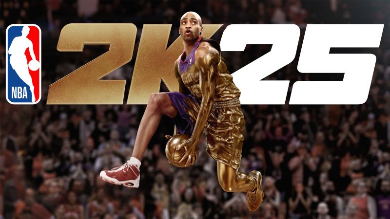 NBA 2K25, Vince Carter, Atlanta Hawks, Video Game, Wallpaper