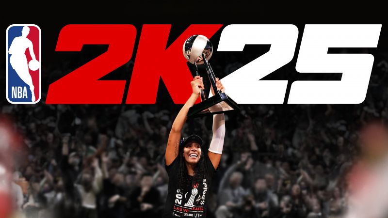 Aja Wilson, NBA 2K25, 8K, 2024 Games, Wallpaper