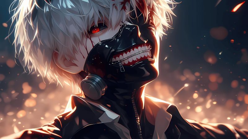 Ken Kaneki, Dope, Tokyo Ghoul, 5K, AI art