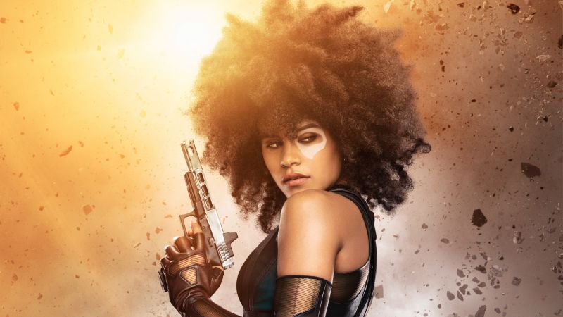 Domino, Deadpool 2, Zazie Beetz, 5K