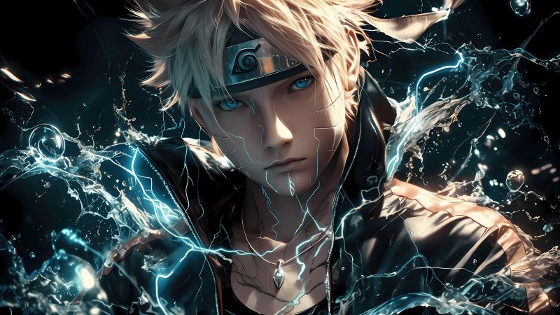 Naruto Uzumaki, AI art, 5K