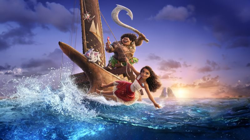 Moana 2, 8K, 2024 Movies, Animation movies, 5K, Wallpaper