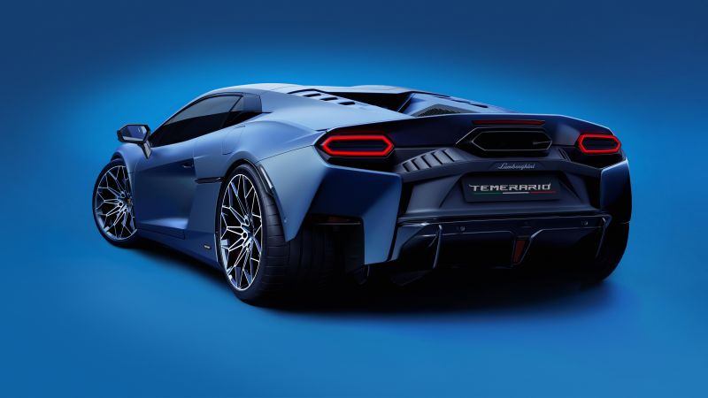 Lamborghini Temerario, Blue background