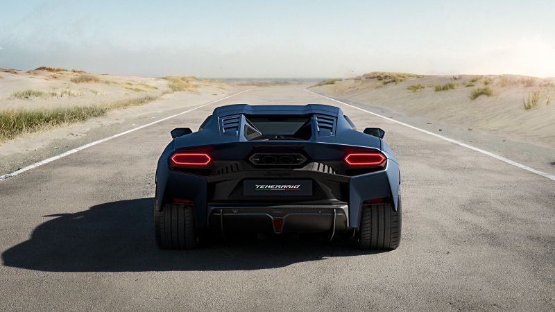 Lamborghini Temerario, Rear View