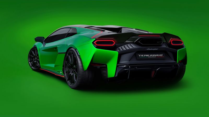 Lamborghini Temerario Alleggerita, Green background